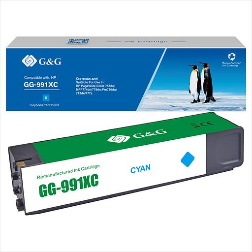 Картридж Cartridge G&G 991X for PageWide Managed, cyan (16 000) (GG-991XC) фото 1