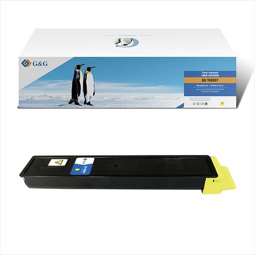 Тонер-картридж GG Toner cartridge for Kyocera FS-C8020MFP/8025MFP/8520MFP/8525MFP Yellow (6000 pages) With Chip (GG-TK895Y) фото 1