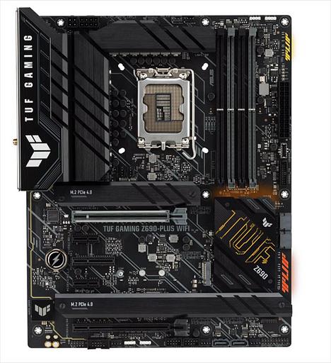 Материнская плата ASUS TUF GAMING Z690-PLUS WIFI, LGA1700, Z690, 4*DDR5, DP+HDMI, CrossFireX, SATA3 + RAID, Audio, Gb LAN, USB 3.2*8, USB 2.0*2, COM*1 header (w/o cable), ATX; 90MB18V0-M0EAY0 (TUF GAMING Z690-PLUS WIFI) фото 1