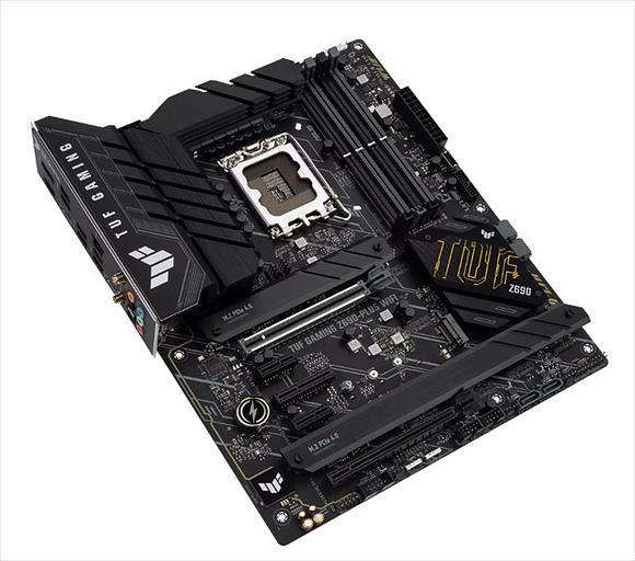Материнская плата ASUS TUF GAMING Z690-PLUS WIFI, LGA1700, Z690, 4*DDR5, DP+HDMI, CrossFireX, SATA3 + RAID, Audio, Gb LAN, USB 3.2*8, USB 2.0*2, COM*1 header (w/o cable), ATX; 90MB18V0-M0EAY0 (TUF GAMING Z690-PLUS WIFI) фото 2