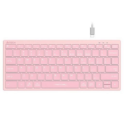 Клавиатура A4Tech Fstyler FBX51C розовый USB беспроводная BT/Radio slim Multimedia фото 1