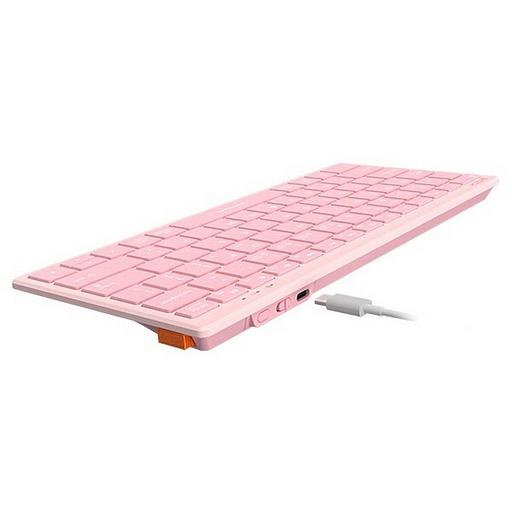 Клавиатура A4Tech Fstyler FBX51C розовый USB беспроводная BT/Radio slim Multimedia фото 3