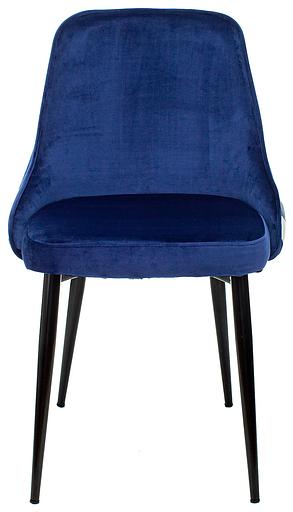 Стул для кухни Бюрократ KF-5_2 комплект 2шт темно-синий зигзаг металл черный на ножках (KF-5/ZIG/DBLUE_2) фото 3