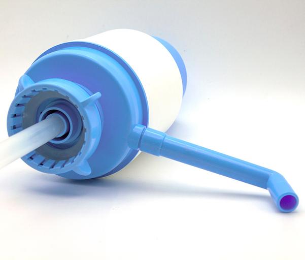 Помпа для 19л бутыли Aqua Work Дельфин Эко механический голубой картон фото 3