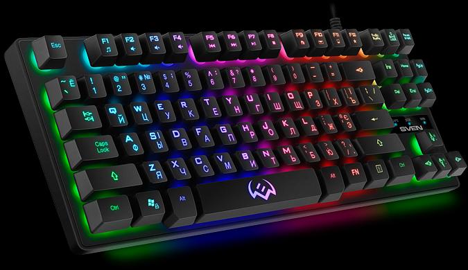 Игровая клавиатура SVEN KB-G7400 (87кл., 12 Fn функций, подсветка) Sven KB-G7400 (SV-019488) фото 2