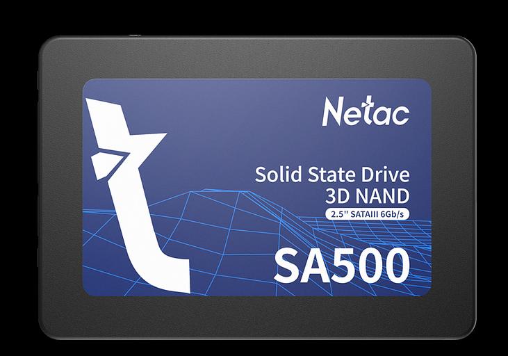 Ssd накопитель Netac SSD SA500 2.5 SATAIII 3D NAND 1TB, R/W up to 530/475MB/s, 3y wty (NT01SA500-1T0-S3X) фото 1