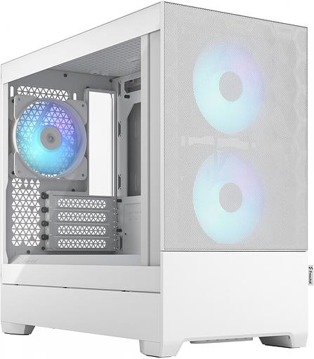 Корпус Fractal Design PoP Mini Air RGB White TG белый без БП ATX 3x120mm 2xUSB3.0 audio bott PSU фото 1