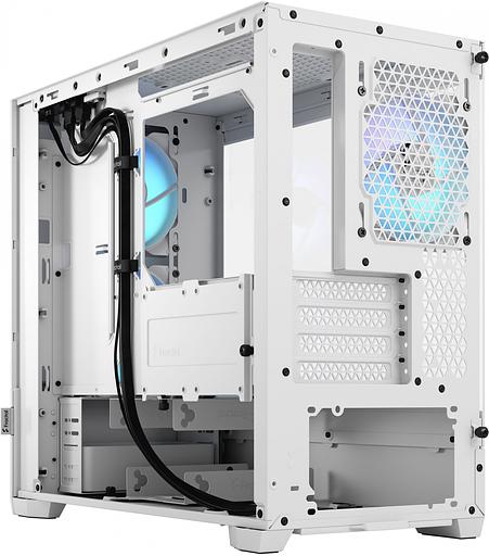 Корпус Fractal Design PoP Mini Air RGB White TG белый без БП ATX 3x120mm 2xUSB3.0 audio bott PSU фото 8
