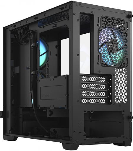 Корпус Fractal Design PoP Mini Air RGB Black TG черный без БП ATX 3x120mm 2xUSB3.0 audio bott PSU фото 8