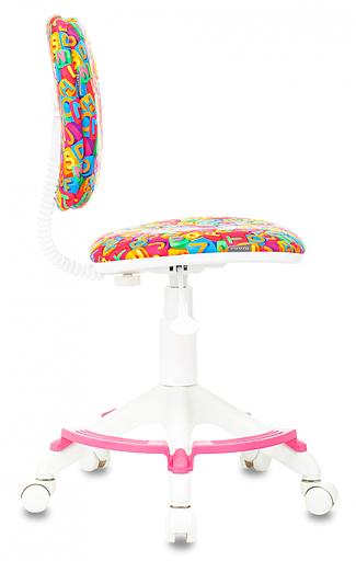 Кресло детское Бюрократ CH-W204/F мультиколор алфавит крестовина пластик подст.для ног пластик белый фото 3