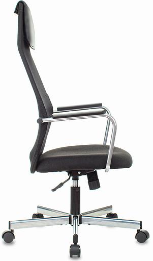 Кресло Бюрократ KB-5M черный TW-01 3C11 сетка/ткань с подголов. крестовина металл хром фото 3