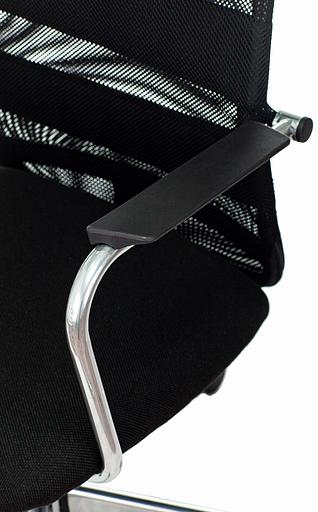Кресло Бюрократ KB-5M черный TW-01 3C11 сетка/ткань с подголов. крестовина металл хром фото 7