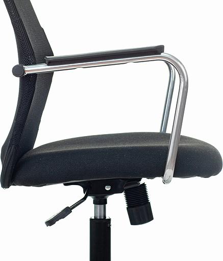 Кресло Бюрократ KB-5M черный TW-01 3C11 сетка/ткань с подголов. крестовина металл хром фото 8
