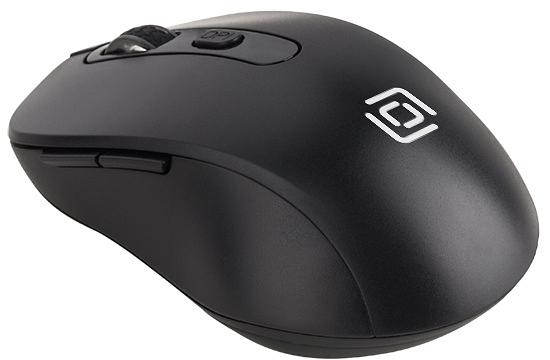 Мышь Оклик 677MW черный оптическая (1600dpi) беспроводная USB (6but) фото 3