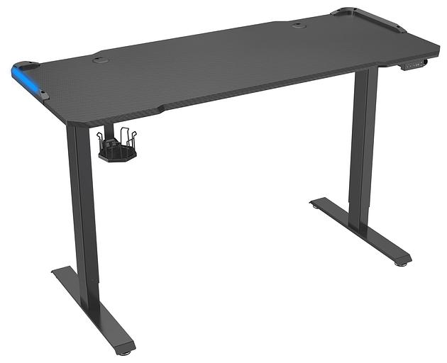 Стол Cactus CS-EDL-GBK столешница МДФ черный каркас черный фото 2