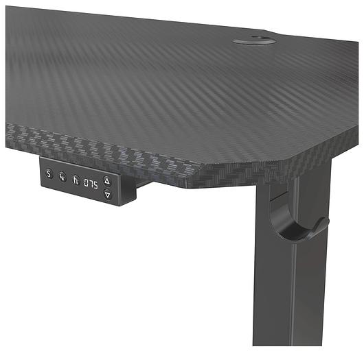 Стол Cactus CS-EDL-GBK столешница МДФ черный каркас черный фото 6