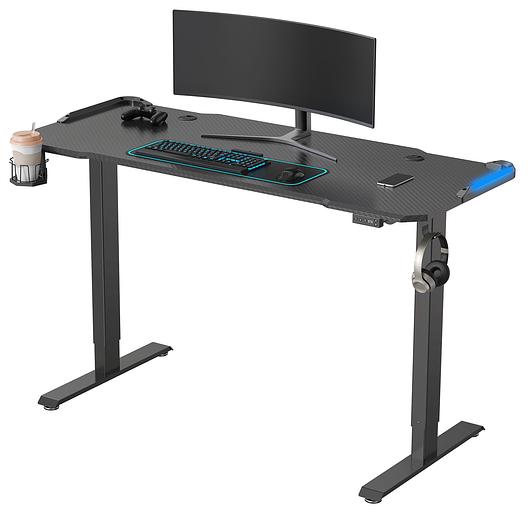 Стол Cactus CS-EDL-GBK столешница МДФ черный каркас черный фото 7