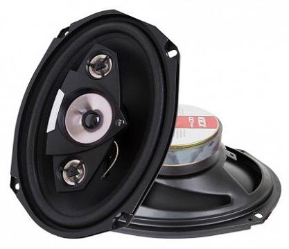 Колонки автомобильные Kicx DC 694MR 180Вт 90дБ 4Ом 16x24см (6x9дюйм) (ком.:2кол.) коаксиальные четырехполосные фото 1