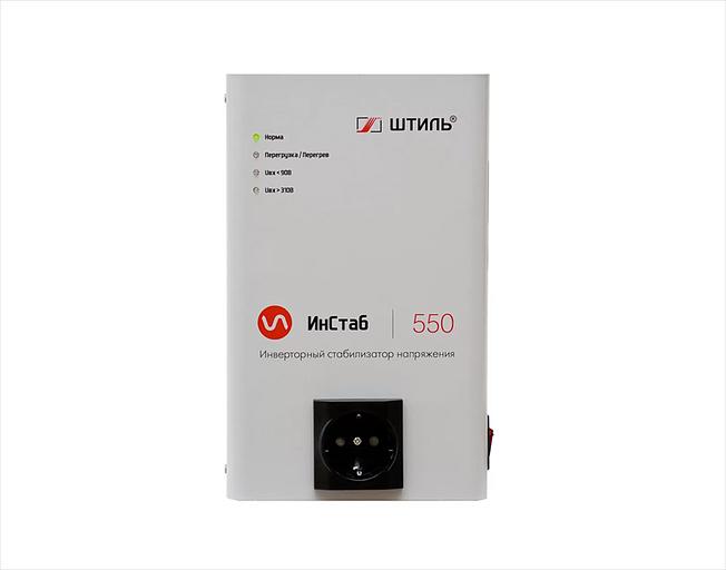 ШТИЛЬ Стабилизатора напряжения: 550 ВА; инверторный; вх 90-310В; вых 216/224В; настенный (IS550) фото 1