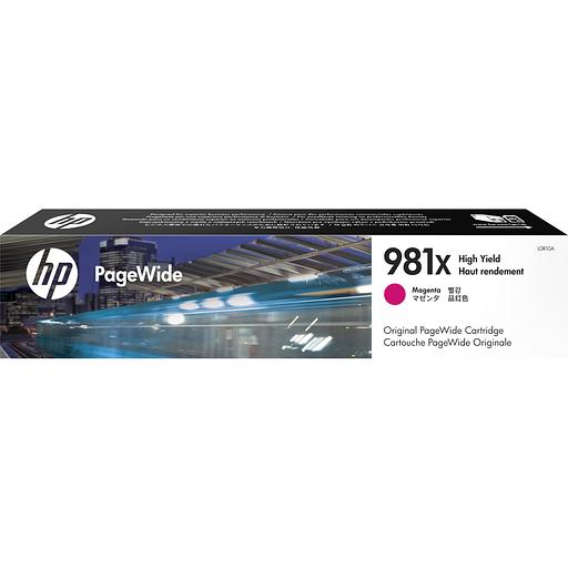 Cartridge HP 981X для PageWide, пурпурный (10 000 стр.) (L0R10A) фото 2