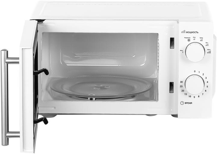 Микроволновая Печь Galanz MOS-1706MW 17л. 700Вт белый фото 2