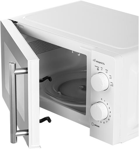 Микроволновая Печь Galanz MOS-1706MW 17л. 700Вт белый фото 3