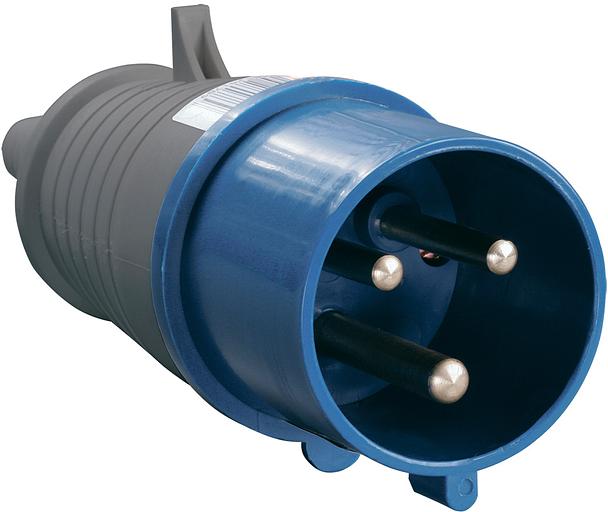 Вилка IEK (PSR01-032-3) Вилка переносная ССИ-023 2P+PE 32А 200-250В IP44 IEK фото 1