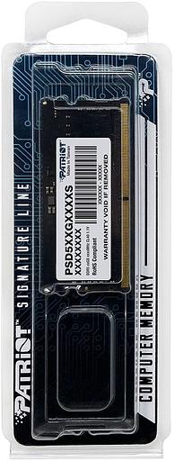 Память DDR5 16Gb 4800MHz Patriot PSD516G480081S RTL CL40 SO-DIMM 260-pin 1.2В single rank фото 5