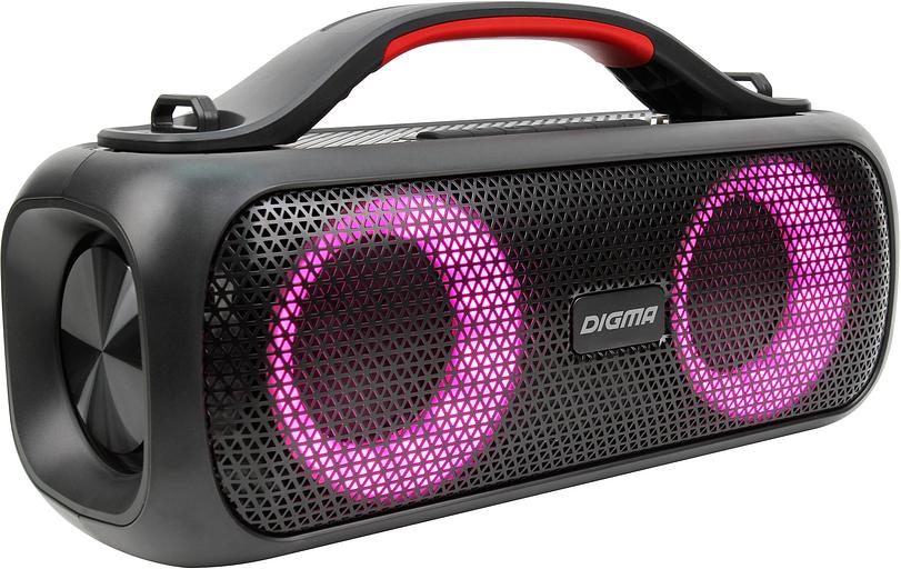 Колонка порт. Digma D-PS1531 черный/черный 40W 2.0 BT 10м 3000mAh (SP1531B) фото 1