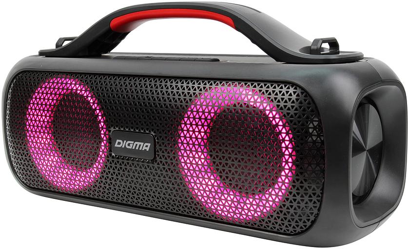 Колонка порт. Digma D-PS1531 черный/черный 40W 2.0 BT 10м 3000mAh (SP1531B) фото 2