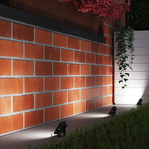 Прожектор уличный Gauss Elementary 613100310 светодиодный 10Вт корп.алюм.черный фото 3