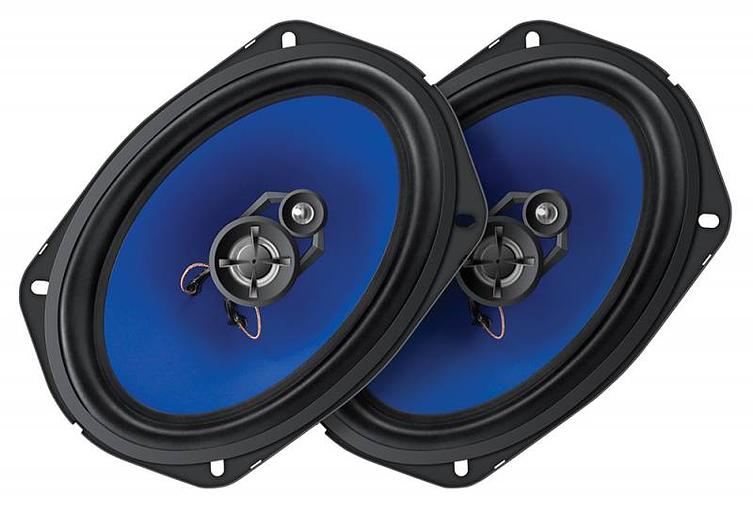 Колонки автомобильные Digma DCA-K693 (без решетки) 280Вт 90дБ 4Ом 15x23см (6x9дюйм) (ком.:2кол.) коаксиальные трехполосные фото 1