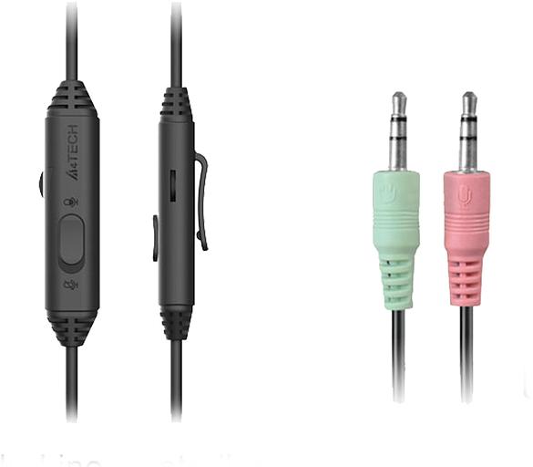 Наушники с микрофоном A4Tech Fstyler FH100 черный 2м накладные оголовье (FH100) фото 5