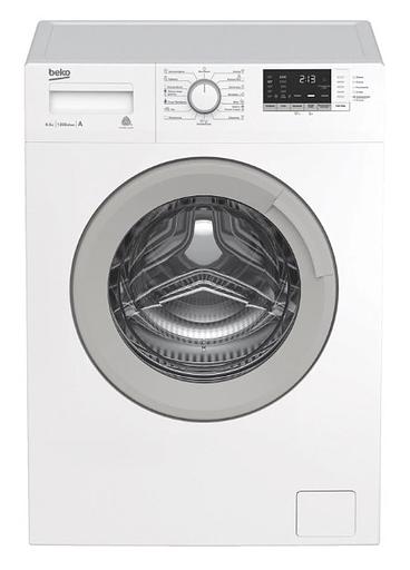 Стиральная машина Beko WSRE6H612ZAWI класс: A-10% загр.фронтальная макс.:6.5кг белый фото 1