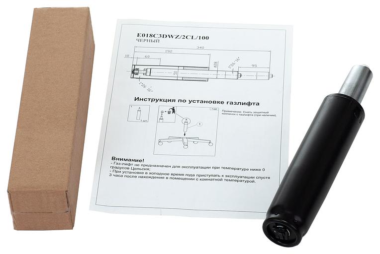 Газлифт Бюрократ E018 черный фото 2