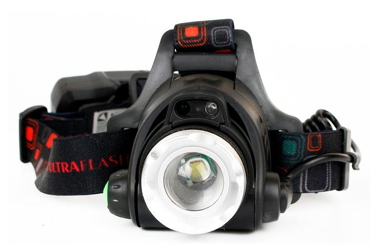 Фонарь налобный Ultraflash E1336 черный 4Вт лам.:светодиод. встроенный аккумулятор (13906) фото 5