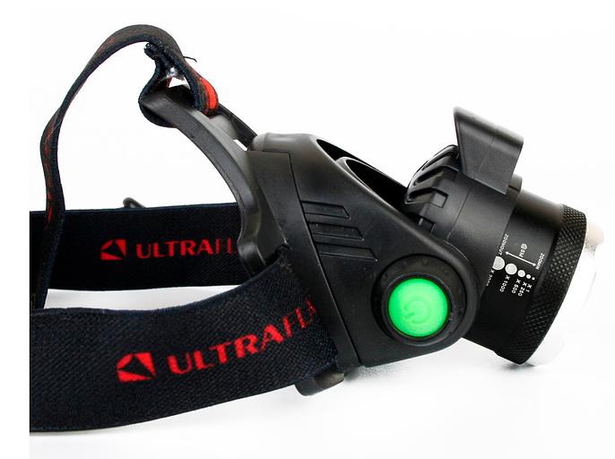 Фонарь налобный Ultraflash E1336 черный 4Вт лам.:светодиод. встроенный аккумулятор (13906) фото 8