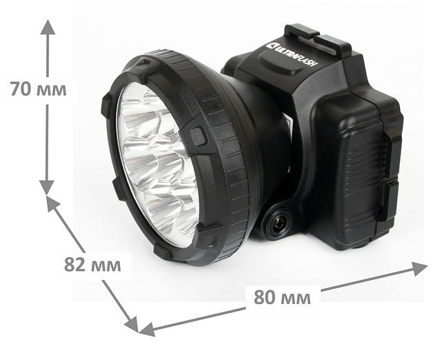 Фонарь налобный Ultraflash LED5362 черный 2.5Вт лам.:светодиод. (11256) фото 2