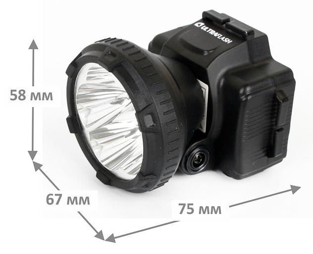 Фонарь налобный Ultraflash LED5365 черный 1.7Вт лам.:светодиод. (11648) фото 3