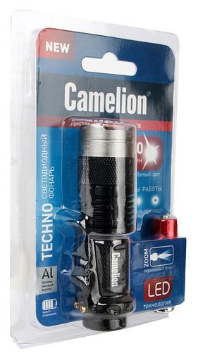 Фонарь ручной Camelion LED5135 черный 3Вт лам.:светодиод. AAx1 (12915) фото 3