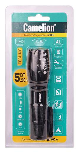 Фонарь ручной Camelion LED51530 черный 3Вт лам.:светодиод. AAAx3 (14536) фото 6