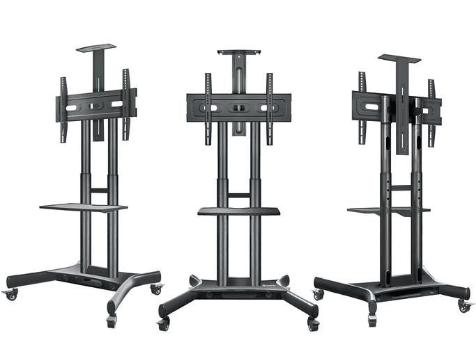 Мобильная стойка ONKRON TS1551чёрная фото 2