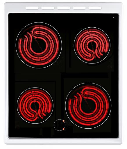 Плита Электрическая Weissgauff WES Е2V16 WE белый фото 4