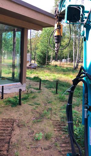 Монтаж винтовых свай под ключ Ленинградская область фото 2