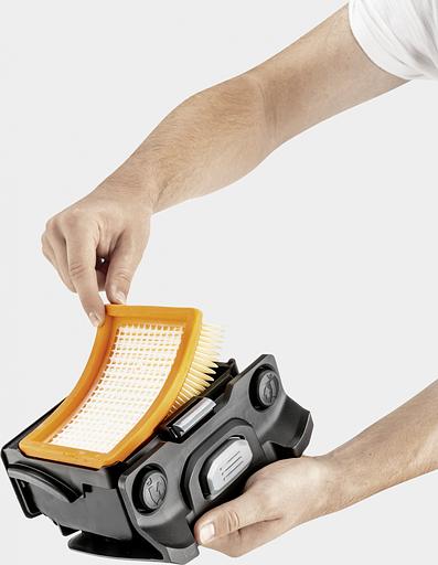 Строительный пылесос Karcher WD 6 P S V-30/6/22/T 1300Вт (уборка: сухая/сбор воды) желтый фото 8