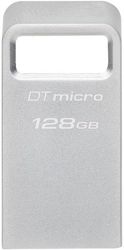 Флеш Диск Kingston 128Gb DataTraveler Micro DTMC3G2/128GB USB3.0 серебристый фото 1