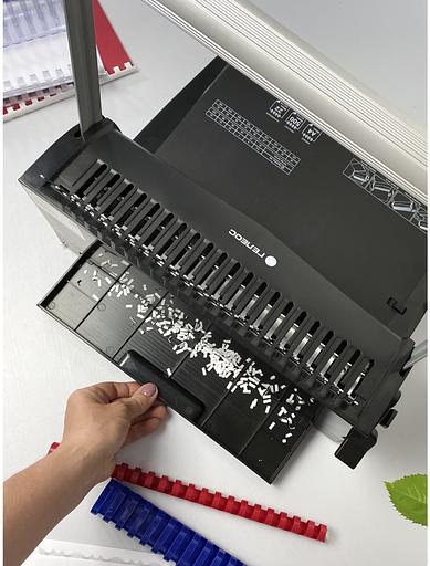 Переплетчик Heleos БП-22 A4/перф.13л.сшив/макс.500л./пластик.пруж. (6-51мм) фото 4