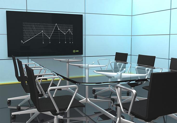 Доска стеклянная Cactus CS-GBD-90x120-BK стеклянная черный 90x120см стекло фото 2