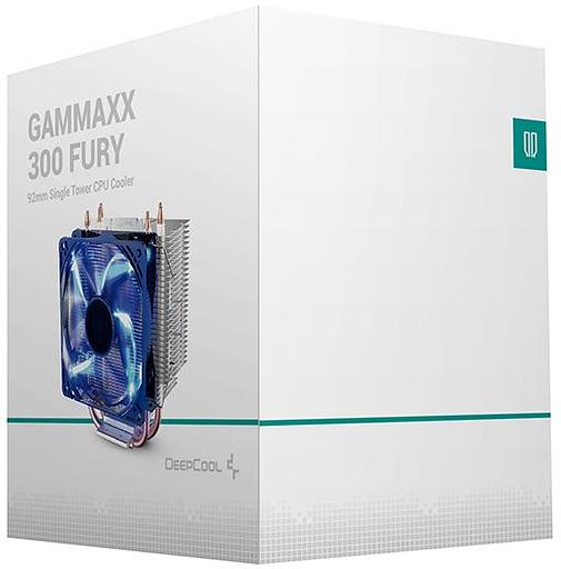 Устройство охлаждения(кулер) Deepcool GAMMAXX 300 FURY Soc-AM4/1151/1200/1700 4-pin 18-21dB Al+Cu 130W 435gr LED Ret фото 9