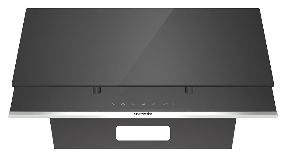 Вытяжка встраиваемая Gorenje WHI649X21P черный управление: сенсорное (1 мотор) фото 4